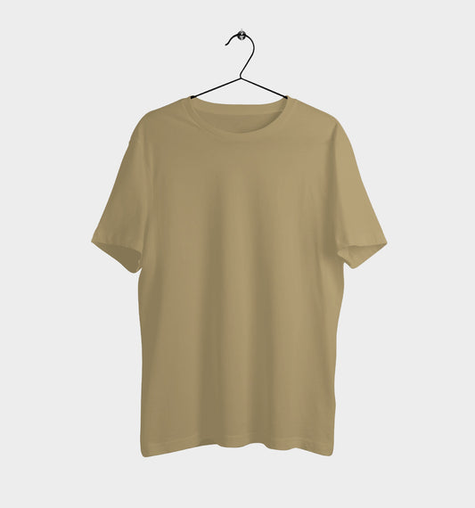 Beachy Beige Half Sleeve T-shirt